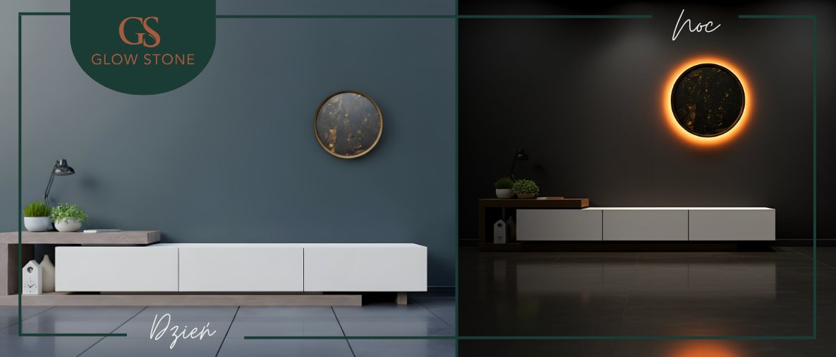 Panele GLOW STONE — dzień i noc