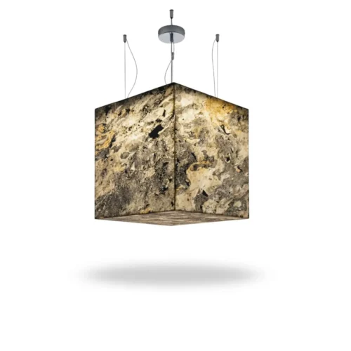 Lampa sufitowa CUBUS "Mglista Skała"